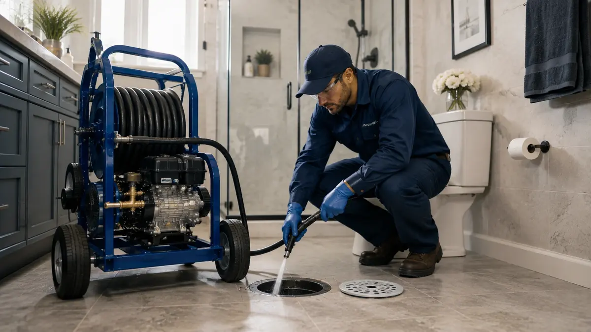 Bathroom Drain Hydro Jetting in Artesia