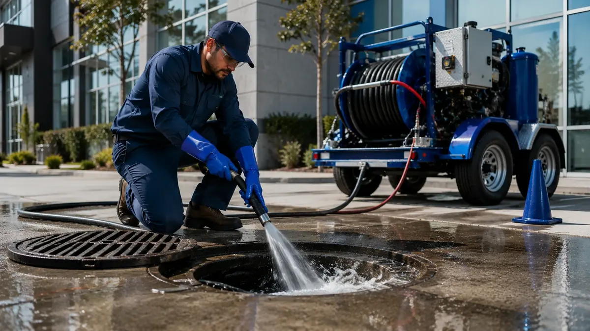 Commercial Hydro Jet Drain Cleaning in Artesia