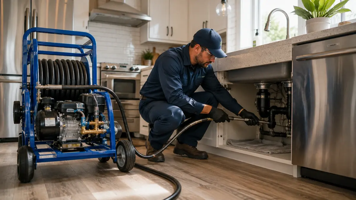 Kitchen Drain Hydro Jetting in Artesia