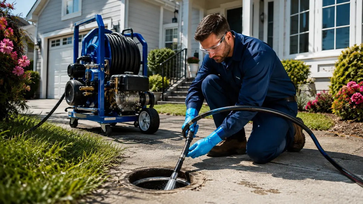 Residential Hydro Jet Drain Cleaning in Artesia